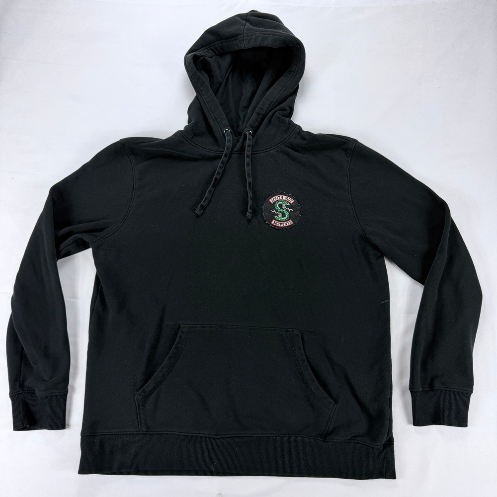 Riverdale South Side Serpents Black Graphic Hoodie Sweatshirt Mens XL‎